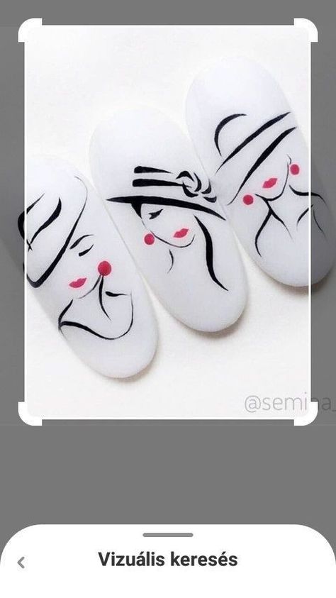 Acrylic Pen Nail Art, Quick Nail Art, Nail Art Stencils, Pop Art Nails, Best Nail Designs, New Nail Art Design, Elegant Nail Art, Nail Drawing, Square Nail Designs