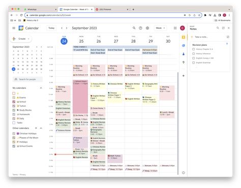 Google Calendar Categories, Planner Setup Ideas, Notion Calendar, Studie Hacks, Notion Ideas, Study Tips For Students, Planner Setup, Romanticizing School, Calendar Organization