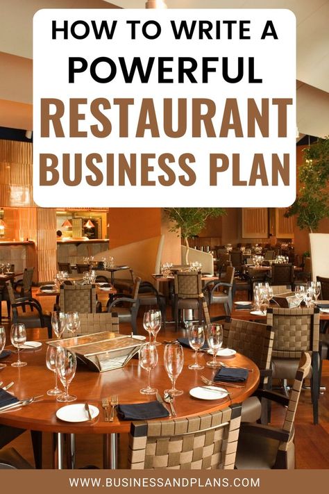 How to Write a Powerful Restaurant Business Plan How To Open A Restaurant Business, How To Start A Small Restaurant Business, Restaurant Concepts Ideas, How To Start Your Own Restaurant, Building A Restaurant, How To Write Business Plan, Business Plan Restaurant, How To Run A Restaurant Business, Restaurant Set Up