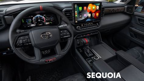 2023 Toyota Sequoia Interior – Design & Features. Toyota has revealed the 2023 incarnation of one of its toughest, full-size SUVs: the Sequoia. The car, as many will already be aware, is named after a vast Californian conifer, the kind of tree that makes those that sit in some people’s living rooms at Christmas seem […] The post 2023 Toyota Sequoia Interior – Design & Features first appeared on AutoSportMotor. Toyota Sequoia Interior, Toyota Sequoia 2023 Interior, Toyota Sequoia 2023, Toyota 4runner Interior, Land Cruiser Interior, 2023 Toyota Sequoia, 2022 Tundra, Toyota Sequioa, Land Cruiser Toyota