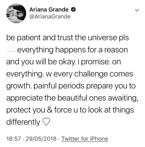 Love Quotes Cute, Inspirational Tweets, Grades Quotes, Mood Feelings, Ariana Grande Quotes, Woman Of The Year, Quotes Cute, Ariana Grande Fans, Hollywood Gossip