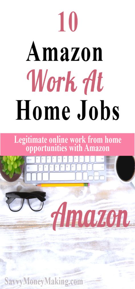 10 Amazon Online Work-at Home Jobs to Make Extra Income Amazon Jobs From Home, Online Jobs For Students, Typing Jobs From Home, Amazon Work From Home, Online Jobs For Moms, Customer Service Jobs, Amazon Jobs, Work From Home Careers, Typing Jobs