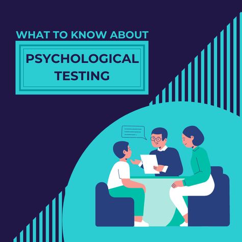 Psychological testing is a procedure to evaluate an individual’s skills, personality, emotional well-being, and coping methods. The various instruments and measures used in the psychological testing process can help individual patients, significant others, and medical providers understand a client in different ways compared to an interview or therapy. Read more to learn about the common reasons why to get tested, the different types of tests, and what you can expect during testing. Coping Methods, Psychological Testing, Psychiatric Services, Individual Education Plan, Personality Assessment, Reasoning Skills, Academic Achievement, Online Therapy, School Staff
