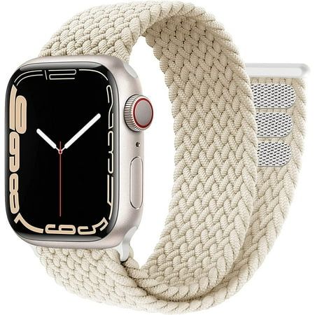 Compatible Models: Compatible for Apple Watch Band 45mm 41mm 38mm 40mm 42mm 44mm for iwatch series 8 7 6 se 5 4 3 2 1 Premium Material: The stretchable recycled yarn interwoven with silicone threads has a dense weave with a hook-and-loop fastener. Allowing sweat to escape, drying fast and easy to clean. The Sport loop band provide soft cushioning on the skin, they are breathable, lightweight, simple stylish and comfortable. Fit size: you can easily adjust the length to fit for your wrist without Crochet Apple Watch Band, Watch Hacks, Apple Watch Hacks, Cute Apple Watch Bands, Crochet Apple, Apple Watch Bands Sports, Airpods Cases, Loop Bands, Apple Watch Accessories