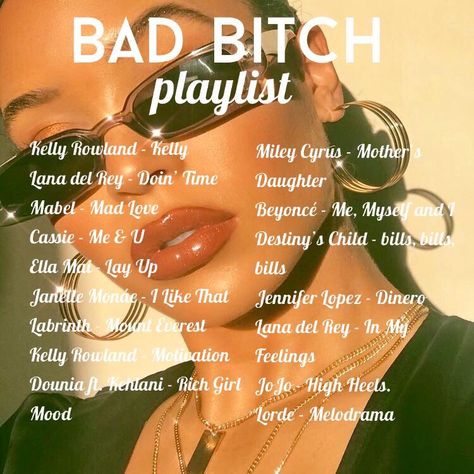 Confidence Songs Playlist, Songs To Boost Confidence, Songs To Add To Your Playlist Baddie, Confident Songs Playlist, Songs To Feel Like A Baddie, Baddie Music Playlist, Songs To Make You Feel Like A Baddie, Idgaf Playlist, Songs For Baddies