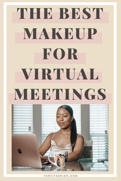 zoom meeting makeup tips Zoom Meeting Outfit Ideas, Zoom Meeting Hairstyles, Makeup For Zoom Meetings, Zoom Makeup Tips, Job Interview Makeup Looks, Zoom Meeting Outfit, Hair For Interview, Interview Makeup And Hair, Zoom Interview Outfit