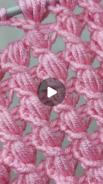 Tunisian Purl Stitch, Tunisian Crochet Stitches Patterns, Crochet 3d Stitch, Scrubby Yarn Crochet Patterns, Scrubby Yarn Crochet, Crochet Scarf Tutorial, Crochet Stitch Tutorial, Diy Crafts Knitting, Different Crochet Stitches