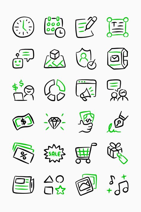 Icons that speak louder than words. Download this icon set for web, figma and other platforms, and streamline your design. #madewithstreamline #icondesign #iconset #vectordesign #appdesign #uiuxdesign #streamlineicons Icon Styles Design, Icon Reference, Graphic Design Icons, Guide Icon, 2024 Illustration, Note Illustration, Corporate Icons, Handmade Icon, Web Design Icon