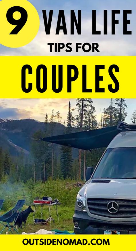 Van life is a cool thing, you can live it by yourself or with a partner.  Read on to learn the best van dwelling tips for couples. You'll learn about living in a van legal, dispersed van camping and our van life and two dogs. Follow along! #vanlife #vanadventure #vanlifetogether Tips For Couples, Purposeful Life, Van Dwelling, Partner Reading, Campervan Life, Van Life Diy, Bus Life, Van Living, Cool Vans