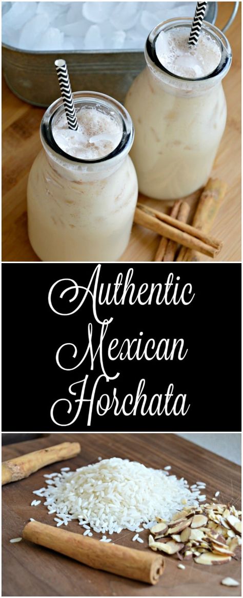 Essen, Horchata Recipe Mexican, Mexican Horchata, Homemade Horchata, Horchata Recipe, Homemade Mexican, Mexican Drinks, Recipes Mexican, Mexican Dessert Recipes