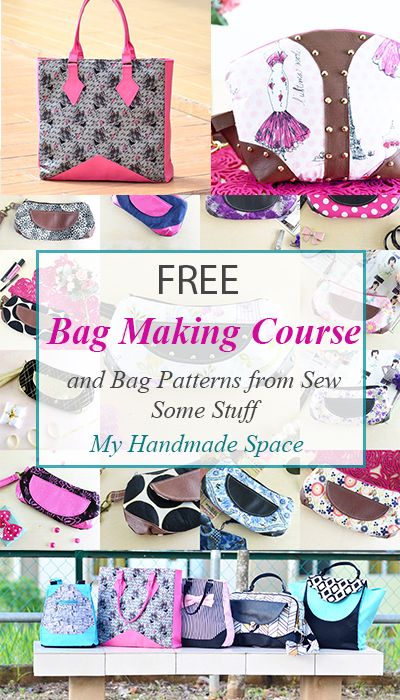 Bag Sewing Patterns Free, Free Bag Patterns, Quilted Purse Patterns, Sewing Patterns Free Bag, Bag Sewing Patterns, Purse Patterns Free, Purse Sewing, Handbag Sewing Patterns, Purse Sewing Patterns