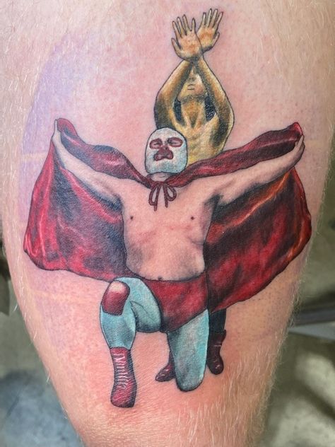 Funny Videos, Matching Tattoos, Nacho Libre Tattoo, Lucha Libre Tattoo, Luchador Tattoo, Nacho Libre, Matching Tattoo, Nachos, Tattoo Inspiration