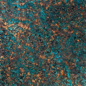 Mystic Topaz Copper Sheet Copper Wall Tiles, Copper Bar Top, Copper Ceiling Tiles, Copper Countertops, Copper Kitchen Backsplash, Copper Range, Replacing Kitchen Countertops, Potting Tables, Copper Ceiling