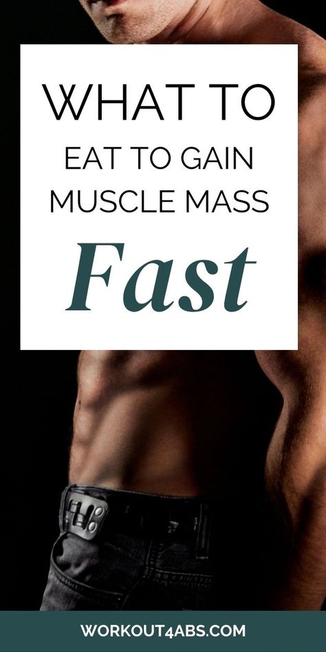 Food to Gain Muscle Mass - Workout4Abs Food For Muscle Growth, Eating To Gain Muscle, Muscle Gain Meal Plan, How To Gain Muscle, Muscle Gain Diet, Nutrient Dense Smoothie, Food To Gain Muscle, Gain Mass, Protein To Build Muscle