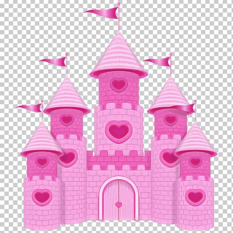 Png Architecture, Pink Princess Castle, Barbie Castle, Sleeping Beauty Cake, Castle Pink, Castle Cake Topper, Disney Princess Castle, Pink Castle, Princesa Peach