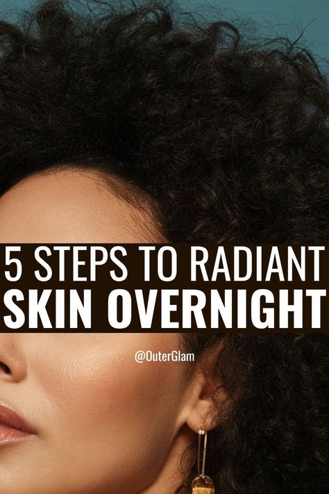 Whether you're preparing for a special event or just want to wake up with glowing skin, achieving radiance overnight is possible. If you're aiming to transform your skin quickly, this post is for you. We're sharing five essential steps to help you achieve radiant skin. Glowing Skin Overnight, Glowing Radiant Skin, Beauty App, Ways To Wake Up, Health And Vitality, Boost Confidence, Luminous Skin, Flawless Beauty, Beauty Advice