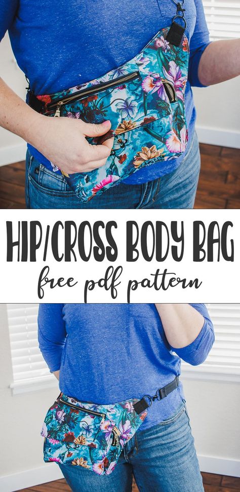 Patchwork, Couture, Hip Bag Pattern Free, Diy Hip Bag, Sling Bag Sewing Pattern, Fanny Pack Sewing Pattern, Cross Body Bag Pattern Free, Hip Bag Pattern, Belt Bag Pattern