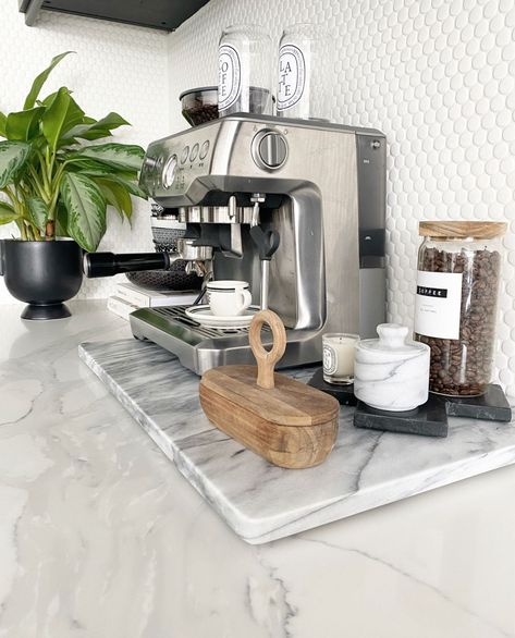 Breville Barista Express Stainless … curated on LTK Breville Espresso, Breville Barista Express, Coffee Station Kitchen, Coffee Area, Coffee Bar Station, Coffee Bar Ideas, Home Coffee Bar, Coffee Table Centerpieces, Home Coffee Stations