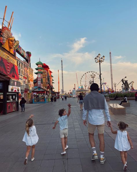 LALI ALAMAN | A day in Global Village. | Instagram Travel With Kids Aesthetic, Future Life Aesthetic, Village Outfit, Family Moodboard, Family Aesthetic, Moms Goals, Global Village, Dream Family, Family Of 5
