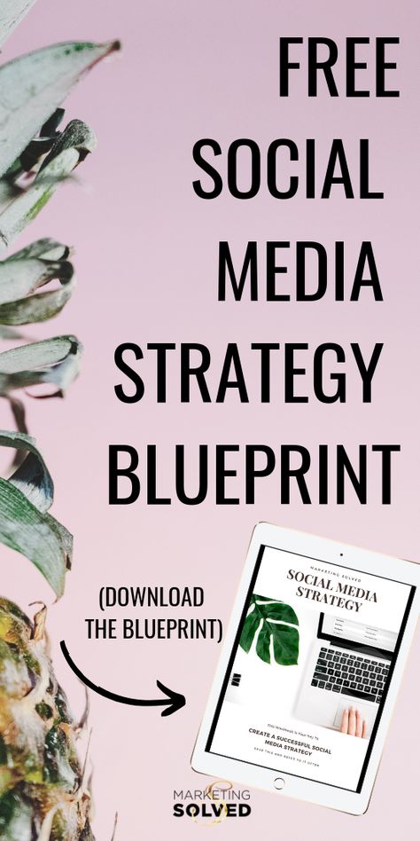 Free Social Media Strategy Blueprint // Download this Free Social Media Strategy Template // Free Social Media Marketing Plan // Marketing Solved // Kat Sullivan Facebook Marketing Strategy Social Media, Digital Marketing Plan Template Free, Social Media Content Strategy Template, Instagram Content Strategy Template, Social Media Marketing Strategy Template, Marketing Strategy Plan Template, Instagram Strategy Template, Marketing Strategy Social Media Template, Kat Sullivan