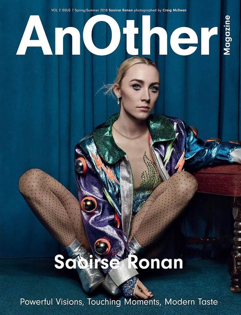 Saoirse Ronan covers AnOther Magazine Spring/Summer 2018 by Craig McDean Craig Mcdean, Fritz Lang, Saoirse Ronan, Another Magazine, Gucci Spring, Fashion Tape, Young Actresses, Vogue Covers, Runway Models