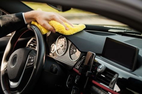 Cleaning car. hand with microfiber cloth... | Premium Photo #Freepik #photo #car #hand #person #glass Car Detailing Interior, Automotive Detailing, Mobile Car Wash, Interior Detailing, Car Paint Jobs, Car Wash Services, Cleaning Car Interior, Luxury Lifestyle Fashion, Chauffeur Service