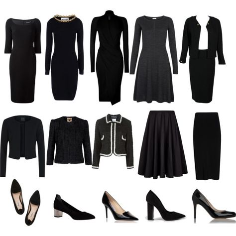 A fashion look from October 2014 featuring Hobbs dresses, Moschino dresses и Donna Karan dresses. Browse and shop related looks. What To Wear To A Funeral, Appropriate Funeral Attire, Funeral Outfit Winter, Funeral Wear, Svarta Outfits, Informal Attire, Funeral Dress, Funeral Attire, Funeral Outfit