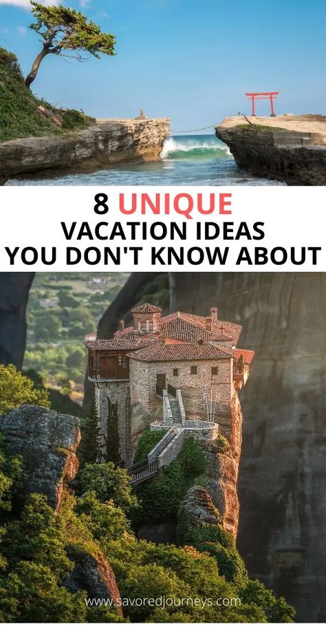 Unique Vacation Ideas, Short Vacation Ideas, Must Visit Places In Us, Unique Vacation Destinations, Best Travel Destinations 2024, Unique Places To Travel In The Us, Must See Places In The World, Unique Vacations In The Us, Cool Vacation Places