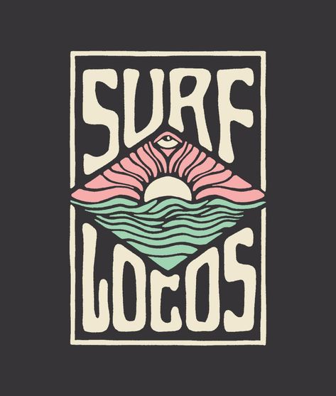 Logos, Design, Surf Illustration, Illustration Projects, Surf Apparel, Design Fashion, Southern California, Graphic Designer, Branding