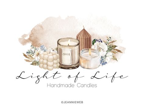 "Candle Logo Design Custom, Premade Candle Logo, Candle Business Logo, Circle Logo Design, Candle Jar Logo, Candle Branding, Watercolor Logo, Candle Business Brand Kit, Custom Candle Logo, Small Business Logo, Customize Your Logo, Floral Logo, Rustic Logo Design *PLEASE NOTE THAT THIS IS A BUDGET FRIENDLY PRE-MADE LOGO, WHAT YOU SEE IS WHAT YOU GET. YOU WILL GET THE EXACT SAME LOGO AS ADVERTISED, IN YOUR BUSINESS NAME AND TAGLINE. If you want a fully custom logo instead, please send me a message to discuss about your ideas/visions and for price quotation. This circle candle logo design is perfect for homemade candle business. If you're a standalone business, you will need to heavily market your branding so that people are aware you are now open, available, and offering services and produc Logo For Candles Business, Candle Wallpaper Backgrounds, Names For Candle Business, Logo Candle Design, Logo For Candle Business, Candles Logo Design, Candle Logo Design Ideas, Candle Business Logo, Candle Names