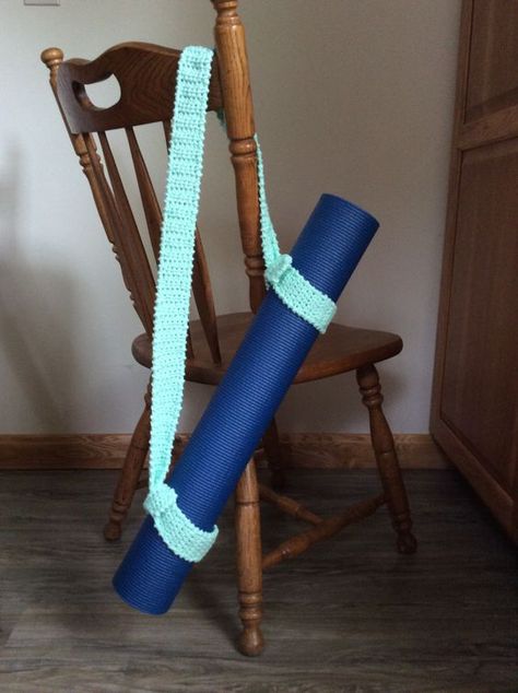 Yoga Mat Carrier Crochet Pattern, Crochet Yoga Mat Strap, Yoga Bag Pattern, Crochet Cords, Crochet Yoga, Strap Crochet, Reverse Single Crochet, Crocheted Jewelry, Yoga Mat Strap