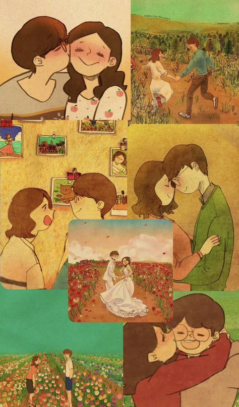 Puung Couple Wallpaper, Puuung Love Is Wallpaper, Puuung Love Is, Couples Comics, Portraiture Drawing, Medical Staff, Dear Future Husband, Cute Couple Wallpaper, Animated Love Images