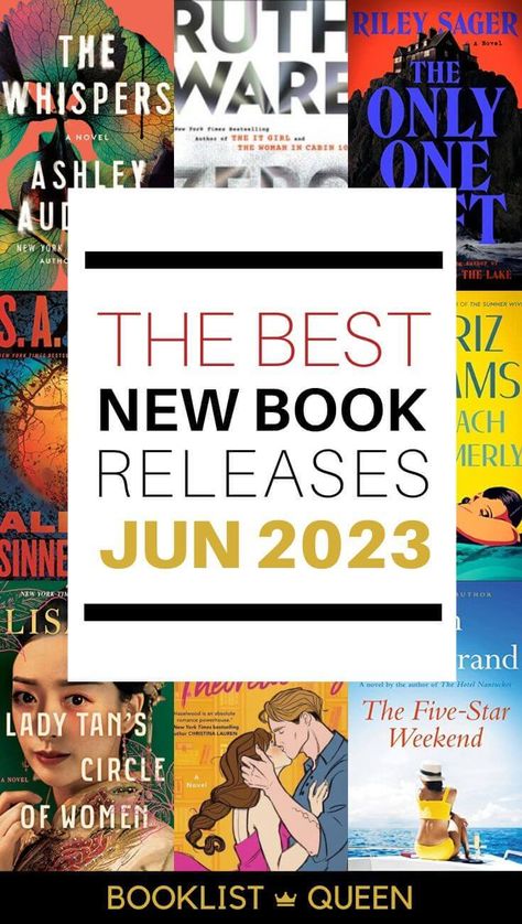 Hooray for new book releases! Check out all the June 2023 book releases and discover the best upcoming books in 2023. With the best book recommendations for 2023, you're sure to find some June 2023 books to add to your reading list. Summer Book Recommendations 2023, Trending Books 2023, New Release Books 2023, Good Reads 2023, Best Books Of 2023, Books In 2023, Chick Lit Books, Best Book Club Books, 2023 Books