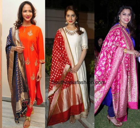 Accessorize and Turn up your regular salwar kameez into a stylish one by following these 7 style tips like using jacket, palazzo, capes etc. Couture, Haute Couture, Salwar Pattern, Indian Designer Suits, Salwar Kamiz, Long Dress Design, Desi Clothes, Ethnic Outfits, Dress Indian Style