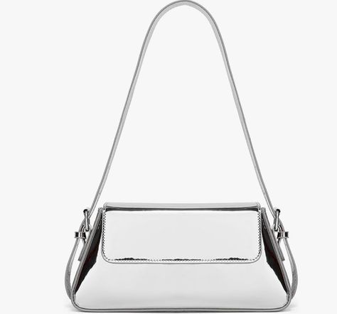 Y2k Silver Purse Hobo Bag Tote Handbag Satchel Bag beyonce https://amzn.to/3ECWaGE Silver Handbags, Holographic Purse, Y2k Silver, Y2k Purse, Metallic Clutch Bag, Silver Clutch Purse, Bags 2024, Gucci Top, Silver Purse