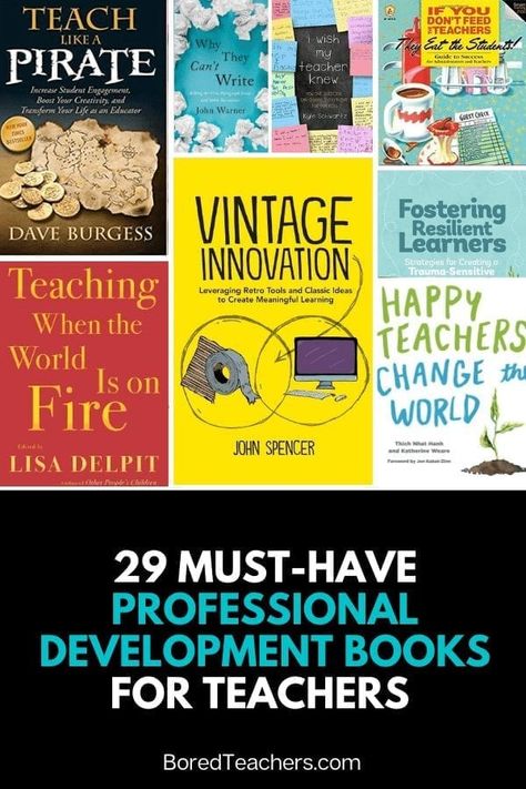 29 Must-Have Professional Development Books for Teachers Books For Teachers, Professional Development Activities, Teacher Professional Development, Educational Philosophy, Professional Development Books, Teacher Leadership, Teacher Development, Instructional Coach, Theatre Education