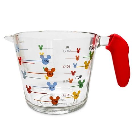 For the Baker: Mickey Mouse Measuring Cup Cozinha Do Mickey Mouse, Mickey Mouse House, Mickey Kitchen, Mickey Mouse Kitchen, Disney Cups, New Mickey Mouse, Disney Rooms, Disney Kitchen, Mickey Y Minnie