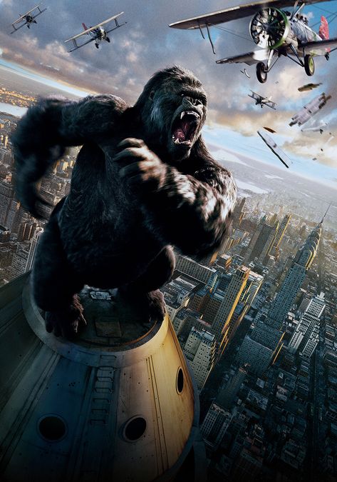 King Kong | Movie fanart | fanart.tv 2005 Wallpaper, King Kong 2005, King Kong Movie, Manchester City Wallpaper, King Kong Vs Godzilla, King Kong Art, Adventure Movie, Skull Island, Movies And Series