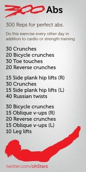 300 Ab Workout, Exercise Treadmill, Total Ab Workout, Total Abs, 300 Abs, Killer Ab Workouts, Workout Fat Burning, Perfect Abs, 30 Day Abs