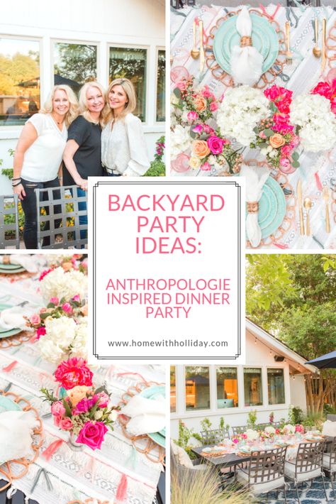 Dinner Party Backyard, Small Garden Party Ideas, Backyard Party Ideas, Backyard Dinner Party, Dinner Party Table Settings, Party Backyard, Backyard Birthday Parties, Summer Bash, Outdoor Dinner Parties