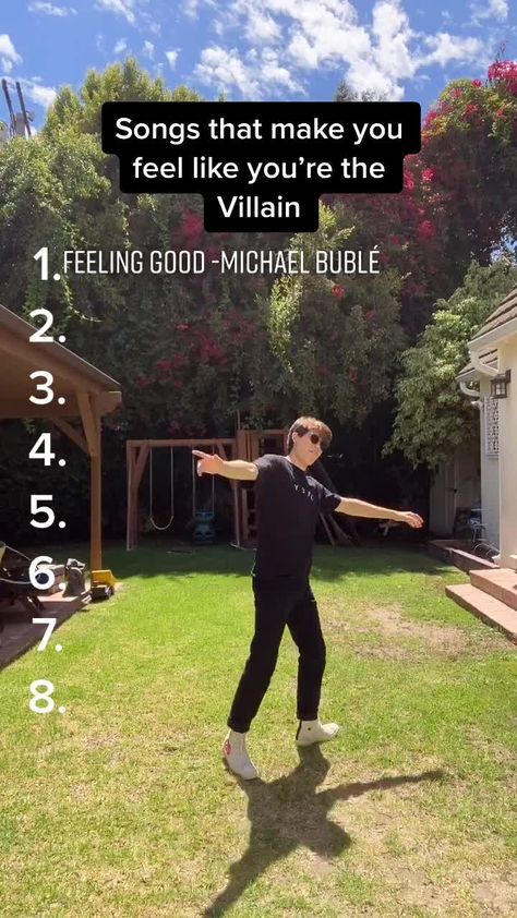 original sound created by Ari Elkins | Popular songs on TikTok Villain Vibes Songs, Theme Songs For Your Life, Villain Songs Playlist, Songs For Different Moods, How Many Songs Do You Know Tiktok Videos, Songs That Make You Feel Like A Villain, Songs To Make You Feel Like A Villain, Songs You Need On Your Playlist, Black Out Days Song