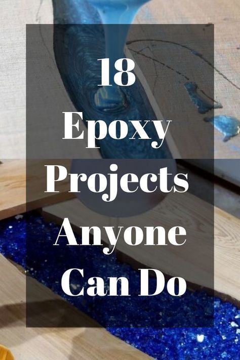 18 Epoxy Resin Projects Anyone Can Do- Epoxy is a great material to use in all of your diy creations.#epoxy #diy #crafts #diyepoxy #design #projects #ideas #epoxy #resinart #resin #wood #siliconemolds Molde, Epoxy Art Ideas, Wood And Epoxy Projects, Resin Design Ideas, Resin Art Ideas, Epoxy Resin Projects, Diy Resin Casting, Resin Tips, Woodworking With Resin