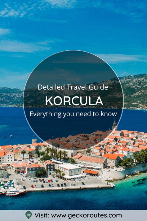 If you’re looking for a destination in south Dalmatia, that’s a little less touristy than Dubrovnik, Korčula is your island. Korčula is Croatia’s 6th largest island in the middle of Split and Dubrovnik. If you’re visiting Korčula soon, you’ve come to the right place. Tap the pin to find out which area to stay in, where to find the best restaurants and how to get around Korčula in Croatia. Dubrovnik, European Summer Vacation, Korcula Croatia, Croatia Travel Guide, Summer Vacation Destinations, People Fall In Love, Croatia Travel, European Summer, Turquoise Water