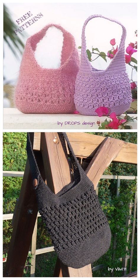 Crochet Cluster Stitch Shoulder Bag Free Crochet Pattern Modern Haken, Crochet Handbag Patterns, Crochet Cluster Stitch, Crochet Beach Bags, Crochet Shoulder Bags, Crochet Purse Pattern Free, Free Crochet Bag, Shoulder Bags Pattern, Crochet Bag Pattern Free