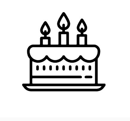 Drawing Cake Design, Birthday Logo Design, Wedding Cake Icon, Birthday Cake Cute, Cupcake Icon, Cake Sketch, Birthday Cake Illustration, Happy Birthday Icons, A Icon