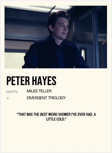 Peter Hayes Divergent Aesthetic, Divergent Peter Hayes, Peter From Divergent, Peter Hayes Divergent, Divergent Peter, Peter Divergent, Divergent Movie Poster, Divergent Poster, Divergent Characters