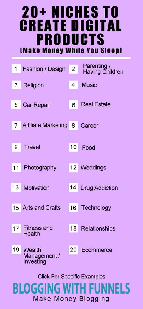 Do you want to create a digital product, but need digital product ideas? I've put together the ultimate list of digital product ideas in 20 different niches. Content Ideas For Digital Products, List Of Digital Products To Sell, List Of Niches, Digital Product Marketing, Digital Product Niche, Digital Product Niche Ideas, Ebook Topics Ideas, Canva Digital Product Ideas, Digital Product Business