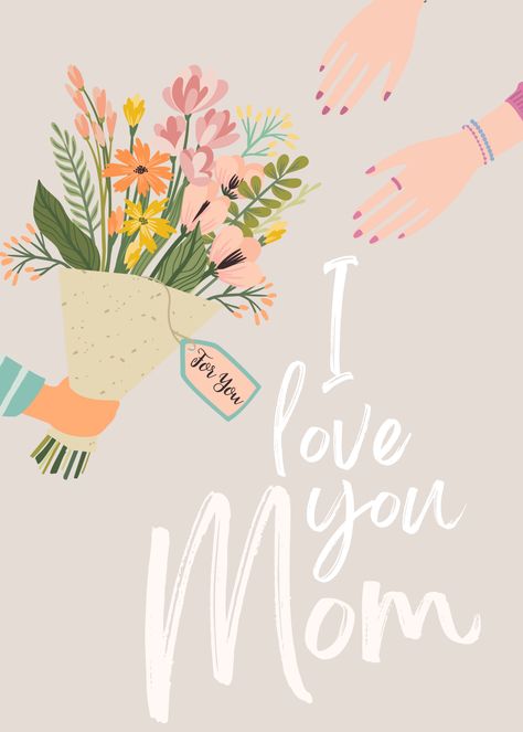 Happy Mothers Day Graphic, Mother’s Day Graphic, Mother Day Illustration, Mother's Day Aesthetic, Mothers Day Wallpaper, Mothers Day Aesthetic, Mothers Day Illustration, Mom Greeting Card, Happy Mothers Day Card