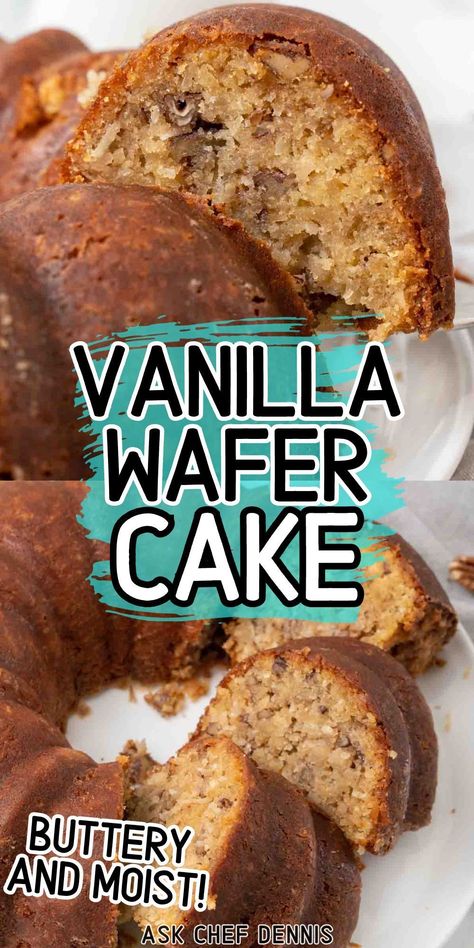 Vanilla Wafer Cake Southern Living, Diy Vanilla Wafers, Vanilla Wafer Cookies Recipe, Vanilla Wafer Cake Recipe, Recipes With Vanilla Wafers, Dessert With Vanilla Wafers, Nilla Wafer Cake, Wafer Cake Recipe, Vanilla Wafer Dessert