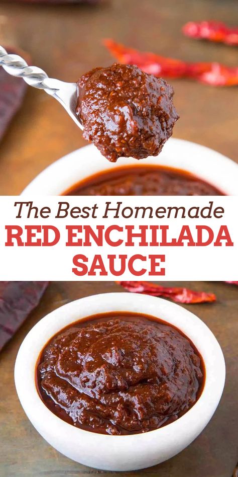 Authentic Red Enchilada Sauce, Red Enchilada Sauce Recipe, Homemade Red Enchilada Sauce, Homemade Enchilada Sauce Recipe, Chili Enchiladas, Enchilada Sauce Recipe, Low Carb Enchiladas, Mexican Chili, Mexican Sauce